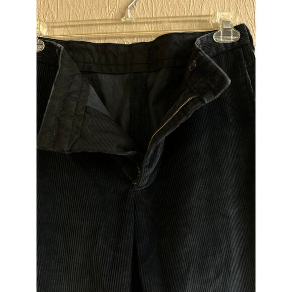 Brooks Brothers 346 Corduroy Pants Navy Blue 32 x 31 Cotton Straight Leg Preppy - Picture 7 of 12